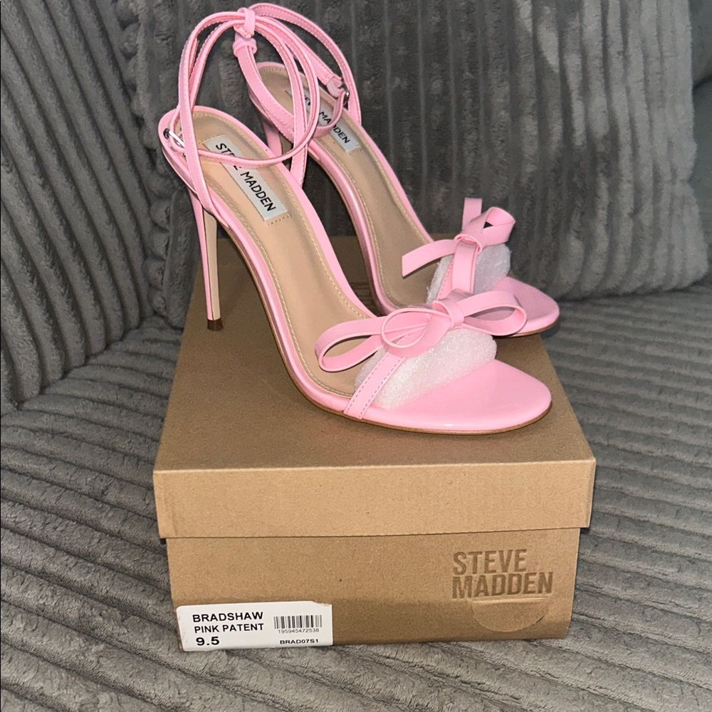 Steve Madden Pink Strappy Heels